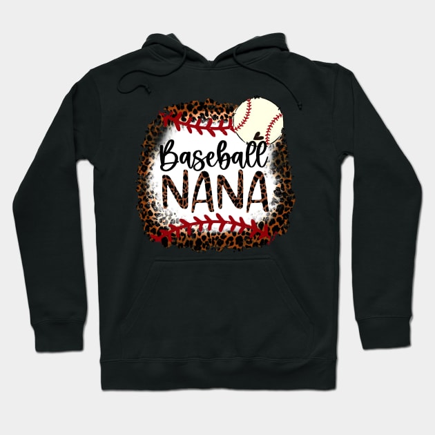 Baseball Nana Leopard   Baseball Nana Hoodie by Wonder man 